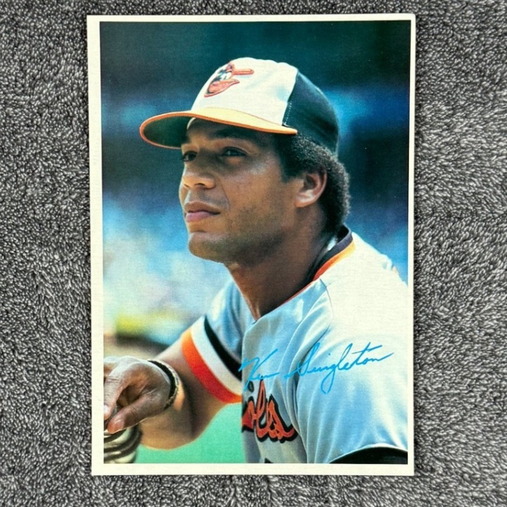 1980 Topps Ken Singleton Baltimore Orioles #11 Oversized Baseball Card 5x7